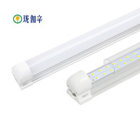珑伽辛 T8一体化灯管LED日光灯双排灯-V型灯管支架 1.2米一体V型奶白罩-36W/支