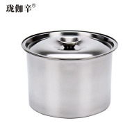 珑伽辛 特厚不锈钢无磁味盅 20cm/个