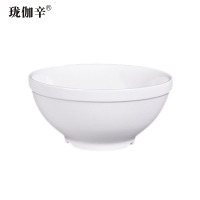 珑伽辛 白色陶瓷碗面碗 7英寸/个