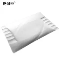 珑伽辛 陶瓷餐具长方盘子 长方钢琴盘 14英寸/个