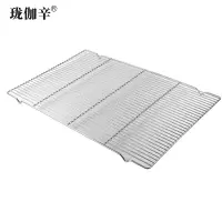 珑伽辛 304不锈钢蛋糕晾网 烘焙架 60*40cm单层带脚/个
