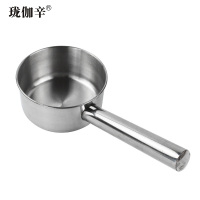 珑伽辛 不锈钢卷边平底水勺水瓢 大号/个