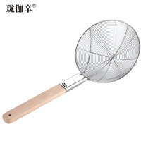 珑伽辛 不锈钢笊篱 大漏勺 过滤网 直径30cm/个