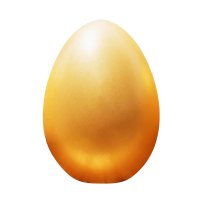 锦瑞星节日创意抽奖活动道具金蛋J25cm/个