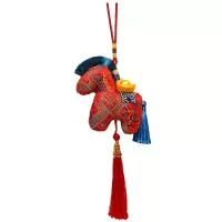 锦瑞星 马年吉祥物公仔 挂10cm 个