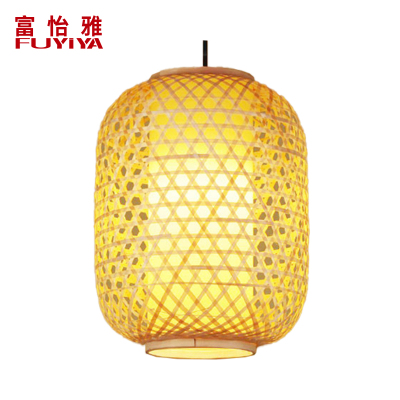 富怡雅中式竹灯笼直径30cm 高60cm竹原色/个