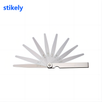 Stikely不锈钢高精度单片0.02-1.0mm塞规厚薄规间隙尺调气间隙 塞尺 150mm*17片