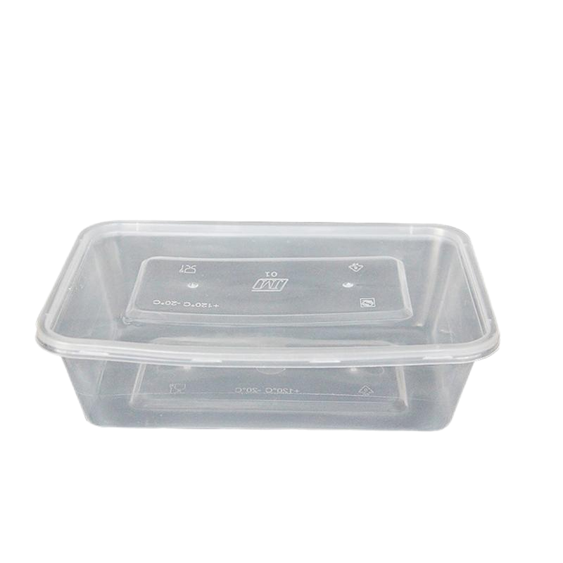 金胜星J750 一次性方盒 750ML 透明 300套/箱