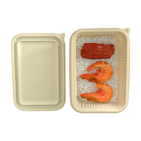 金胜星 一次性降解方盒650ml 200套/箱