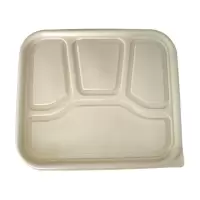 金胜星 一次性降解四格餐盒 1000ml 200套/箱