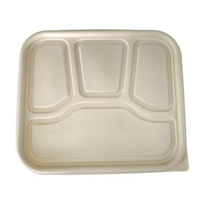 金胜星 一次性降解四格餐盒 1000ml 200套/箱