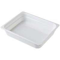 公司食堂大号分菜盆商用卤菜盘火锅盘子餐具套装密胺长条盘份数盘泉好 密胺份数盆 1/2*6.5cm 个