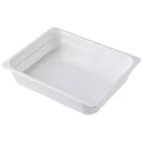 公司食堂大号分菜盆商用卤菜盘火锅盘子餐具套装密胺长条盘份数盘泉好 密胺份数盆 1/2*6.5cm 个