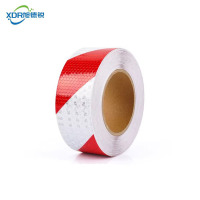 旭德锐 红白警示标识胶带反光警示胶带5cm宽*10米 /卷