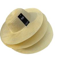 大草帽遮阳大尺寸男女适用夏季椭圆形草帽大号工用农民农用编织