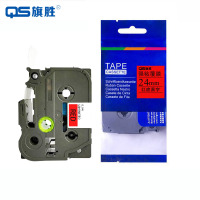 旗胜 色带24mm 红底黑字TZe-451 个