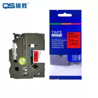 旗胜 色带24mm 红底黑字TZe-451 个