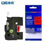 旗胜 色带36mm 红底黑字TZe-461 个