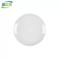 橙亿鸿 纯白密胺圆盘盛小菜甜品小吃盘子 /个