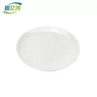 橙亿鸿 纯白陶瓷浅盘 碟子 西餐盘子 6英寸/个