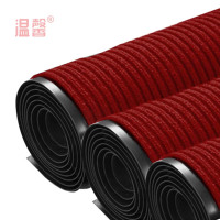 温馨 条纹防滑垫 暗红色1*15m 卷
