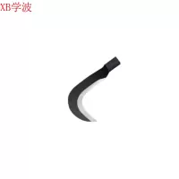 学波 农用木柄锰钢月牙镰刀 单独刀头
