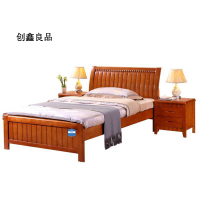 创鑫良品 单人床 实木100*200*40cm/张