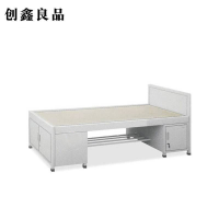 创鑫良品 钢制单人床 2000*900*810mm /张