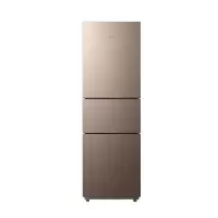 [官方正品]华凌美的冰箱出品三门213L家用小型冰箱冰箱节能低音三门三开门租房冷冻冷藏家用小冰箱BCD-213TH
