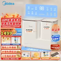 美的双子座分区洗衣机内衣裤洗衣机小型迷你洗衣机 双动力少缠绕同洗同脱 MNB7VA0E补贴