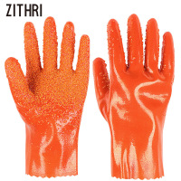 ZITHRI 劳保手套 橙色浸塑 均码