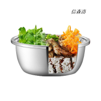 信森洛 304不锈钢盆 个