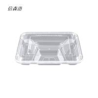 信森洛 一次性餐盒 四格打包饭盒 1000ml/个