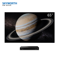 创维SKYWORTH65寸英寸壁纸电视无缝贴墙 独立主机 艺术电视 创维声学系统全功能AI芯片65Q53