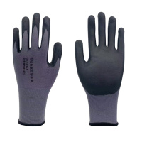 SICURO机械危害防护手套丁腈涂层耐油手套劳保手套大号ZAHP-S002#9(双)