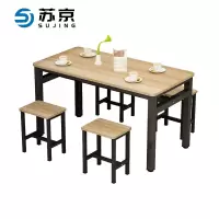 苏京 食堂餐厅餐桌椅可定制1400*800*750mmSJQ-209/张