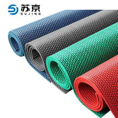 苏京 酒店防滑垫地垫镂空防水塑料pvc毯脚垫(加密熟料5mmS形1.2米宽)SJE-212/米