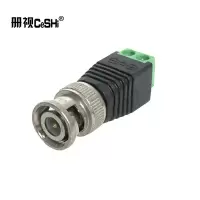 册视免焊绿BNC转端子接头母头监控视频Q9接头正负极接线端子BNC-Q9个