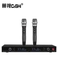 册视监控器材配件UHF无线麦克风一拖二配手持话筒TP-8002套