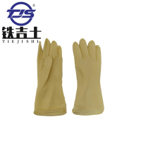 铁吉士 牛筋乳胶手套厨房耐用防水胶皮手套 乳胶手套 单位:双