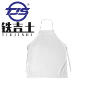 铁吉士 白色软皮围裙加长防水防油围裙 95cm宽68cm 单位:件