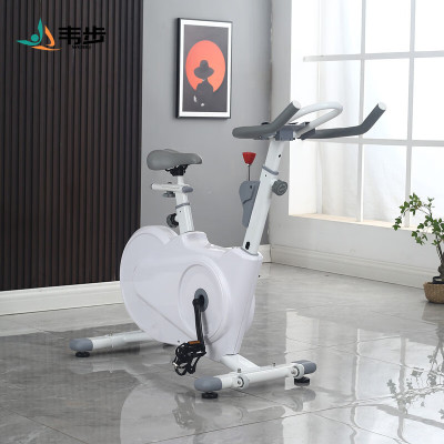 韦步健身房磁控动感单车室内商用家用健身车室内脚踏车有氧运动健身器材 白色