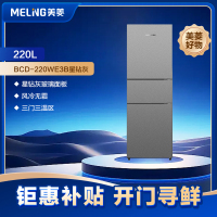 美菱风冷无霜冰箱BCD-220WE3B