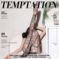 九里晴川SW036蛛网裤袜丝袜ins风性感蛛网镂空显瘦时尚情趣丝袜 九里晴川SW036[蛛网裤袜] 均码