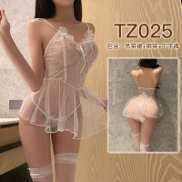 九里晴川纱吊带裙透视性感睡衣ins调男女用内衣免脱成人用品