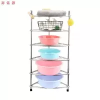 澎铭源 酒店厨房层架 卫生间脸盆架 浴室三角置物架 六层550*1120*390mm/个