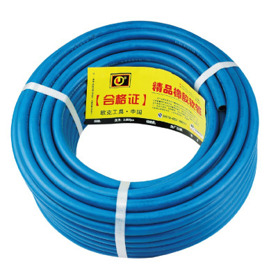 欧克(Ouke)氧气胶管(承压90兆帕) 氧气气管 切割气管卷(10mm蓝30米长(氧气管)OK-7909)