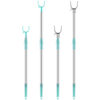 晋蒙凯洛 可伸缩不锈钢晾衣杆 1.43米 个