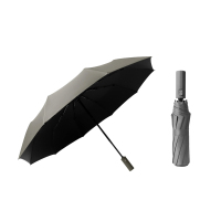 稳帆甄选 三折10骨黑胶自动雨伞 SX-2258/把