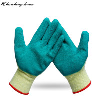 惠承川劳保手套浸胶磨砂手套